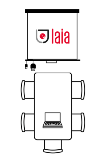 Equipamento de videoconferência para sala de reuniões com fios | LAIA