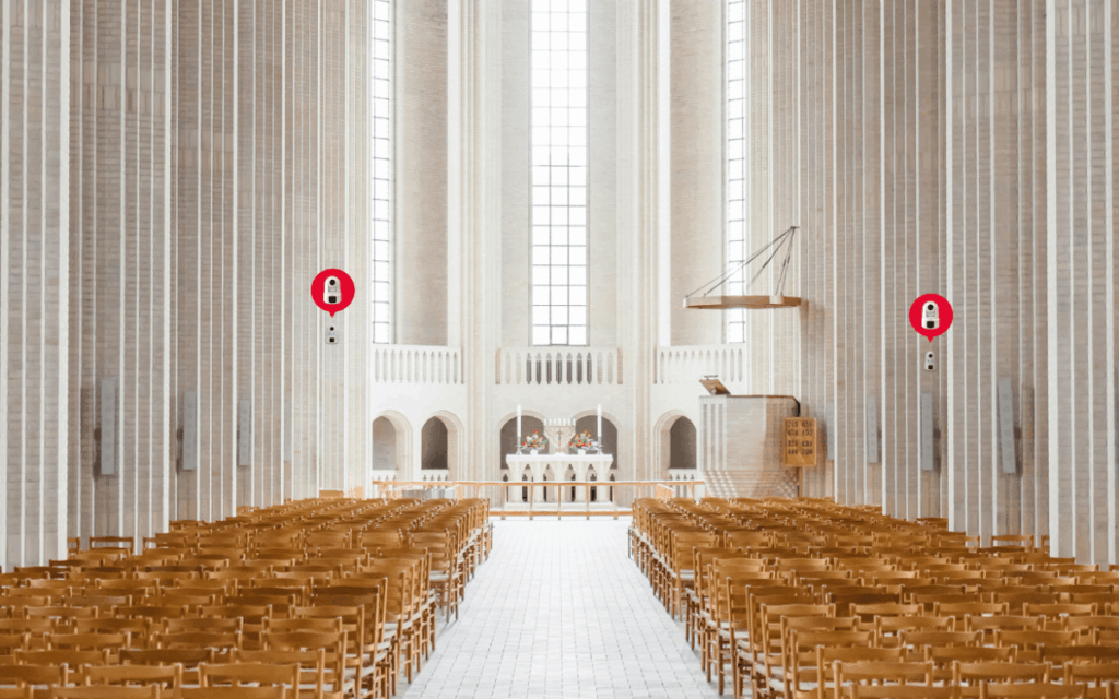 Broadcaster Pro 25X NDI 3G installed at church